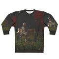 Cosmic sweatshirt with surreal nature and space elements
