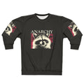 Anarchy Raccoon in Pink Vintage Sweatshirt
