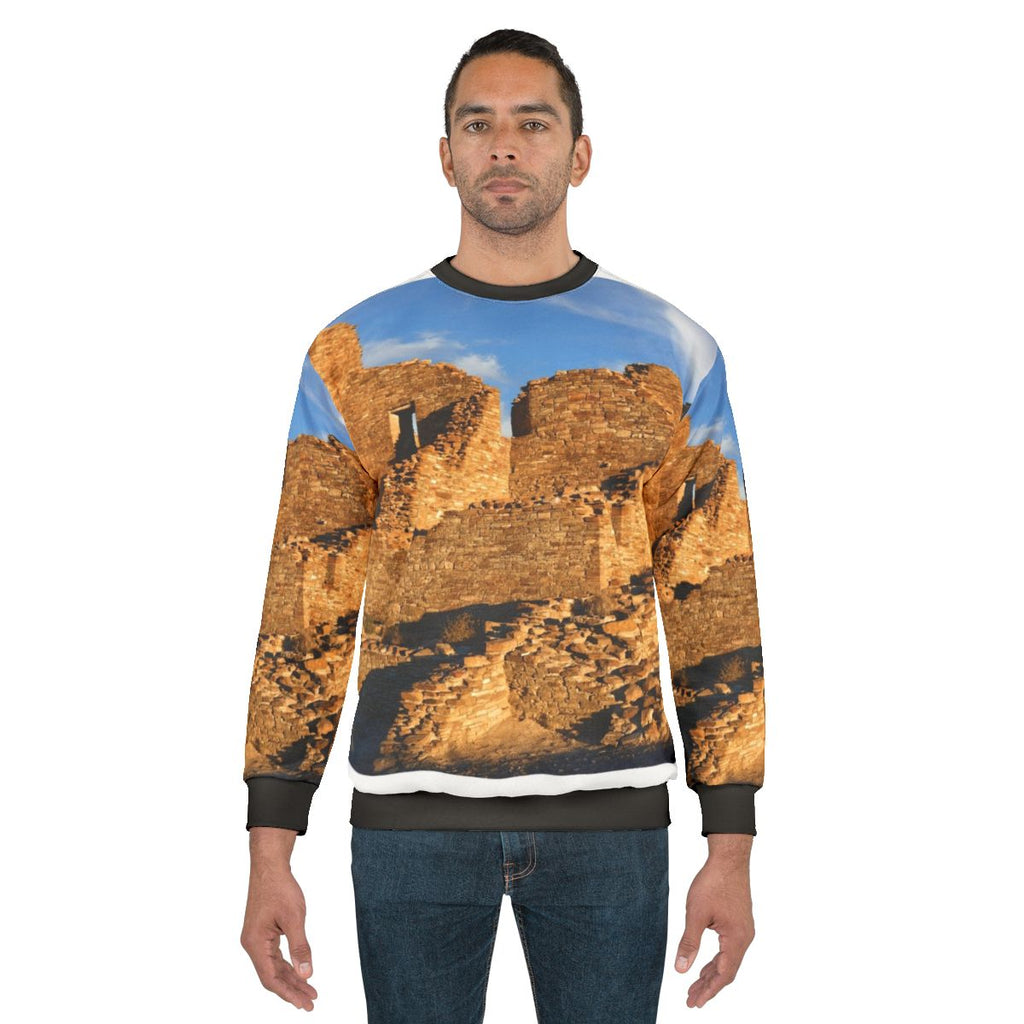 Anasazi Masonry Sweatshirt featuring Chacoan Culture and Prehistoric Architecture