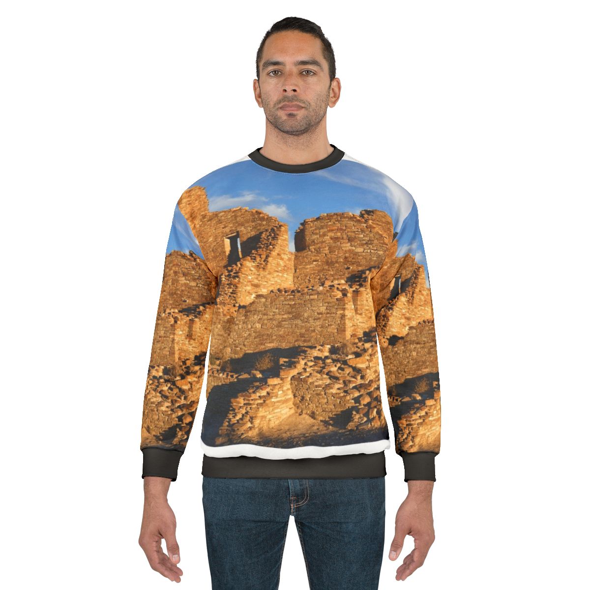 Anasazi Masonry Sweatshirt featuring Chacoan Culture and Prehistoric Architecture