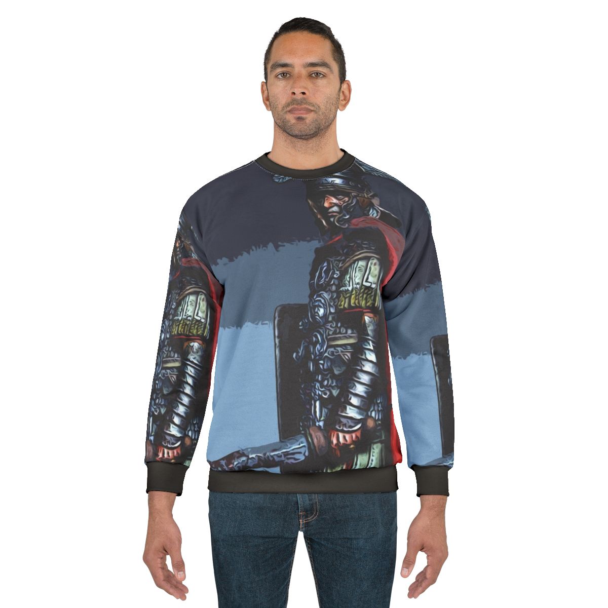 Ancient Roman Centurion Sweatshirt with Roman Warrior Costume