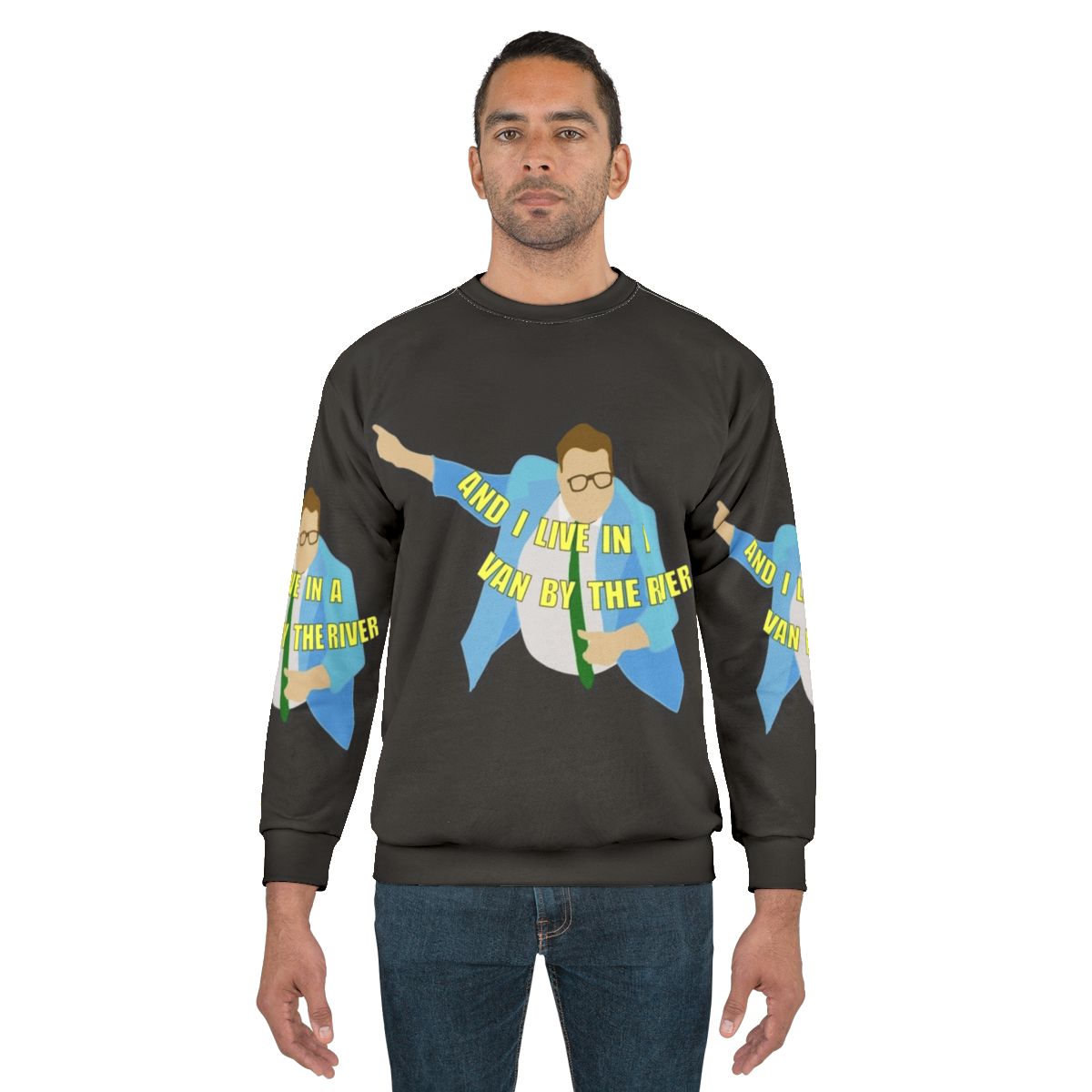 Chris Farley "Van Down By The River" Comedy Sweatshirt