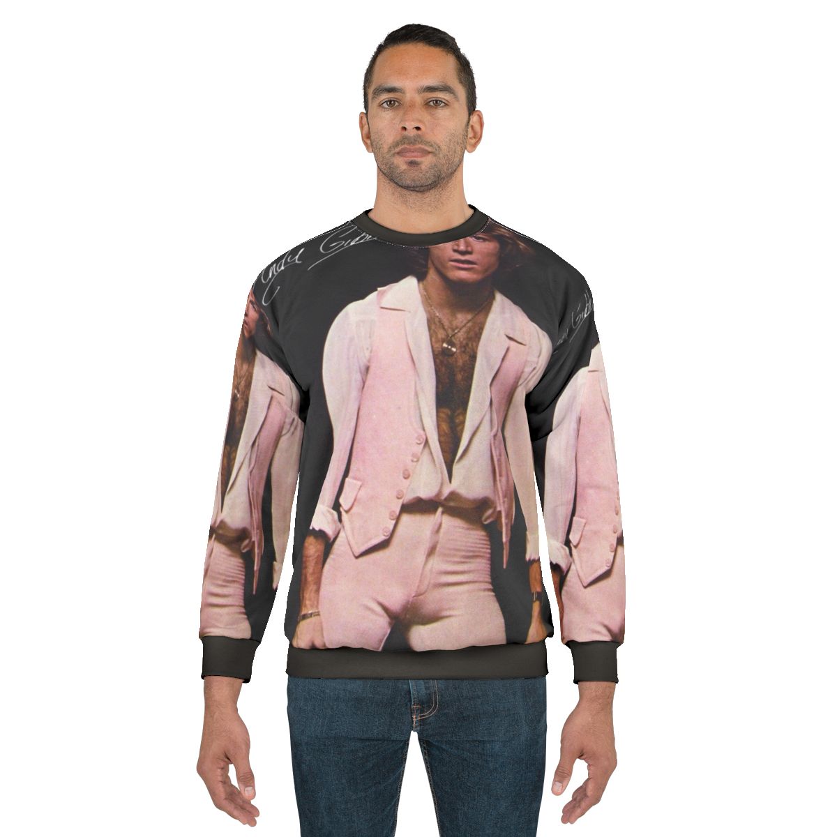 Vintage Andy Gibb Bee Gees Poster Sweatshirt