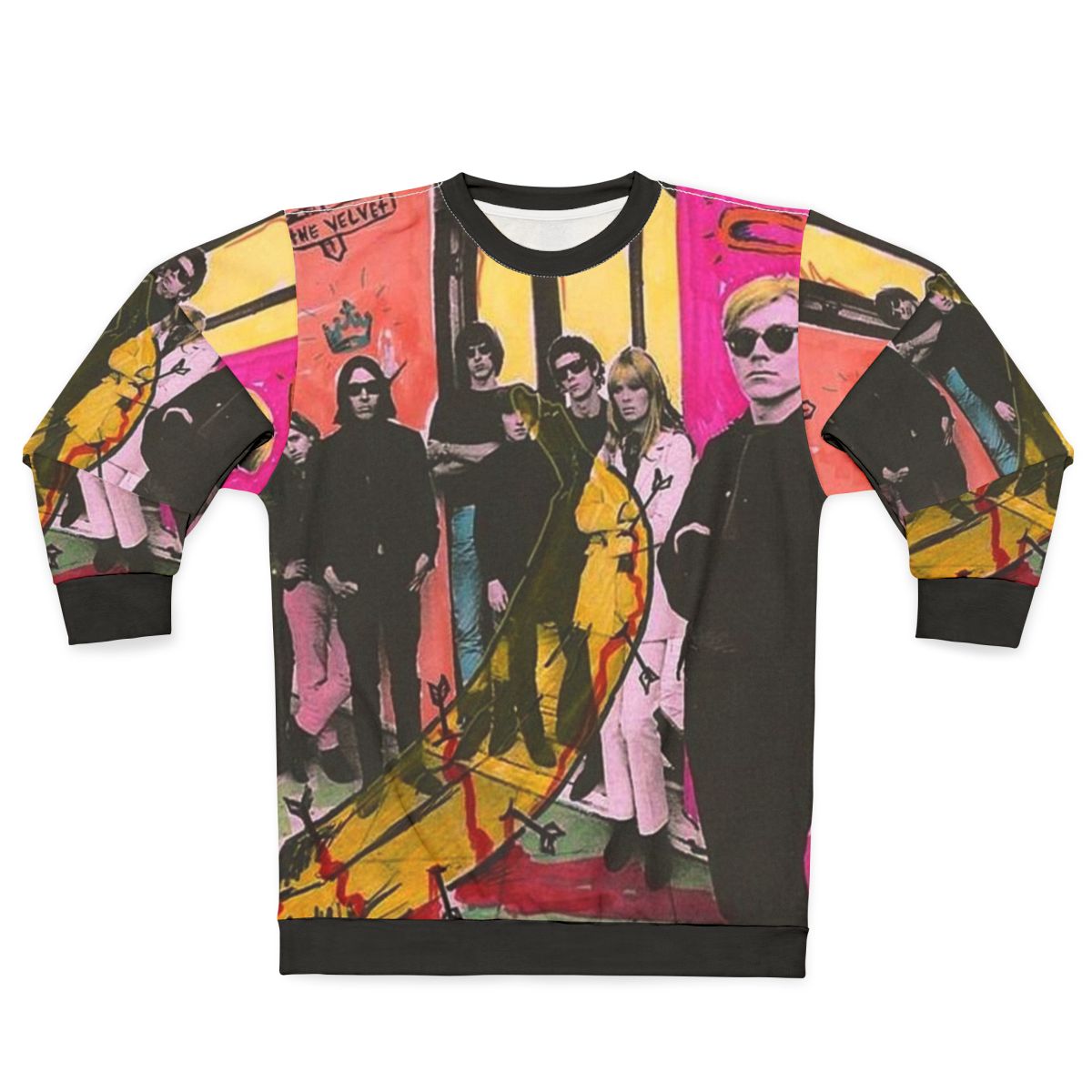 Andy Warhol and The Velvet Underground Pop Art Banana Graphic Sweatshirt