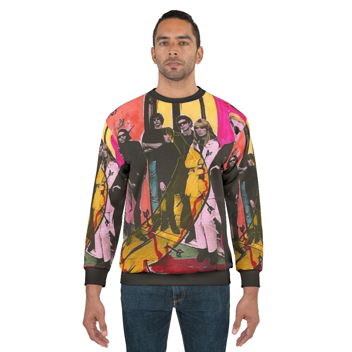 Andy Warhol and The Velvet Underground Pop Art Banana Graphic Sweatshirt