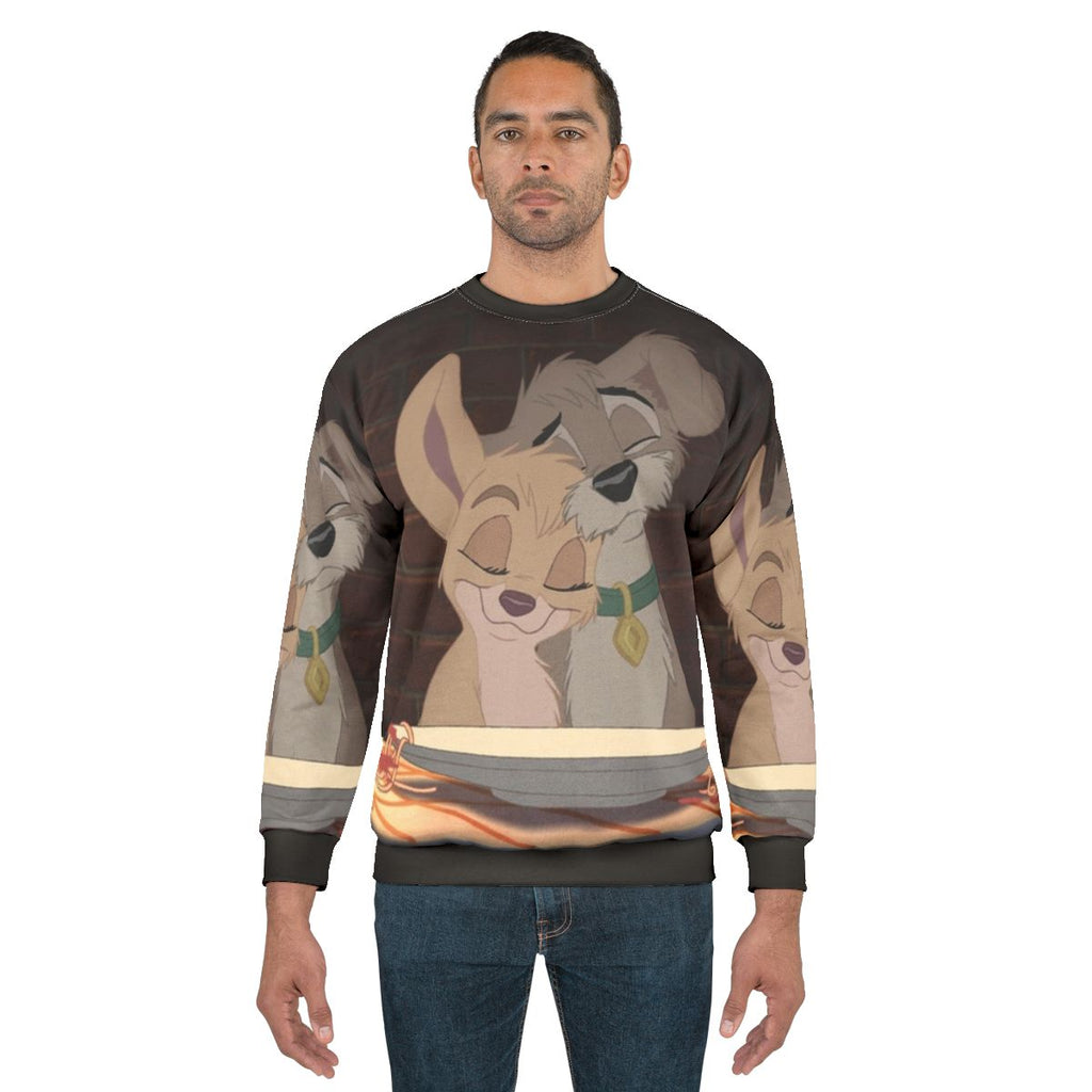 Angel and Scamp Lady and the Tramp 2 Dog Sweatshirt