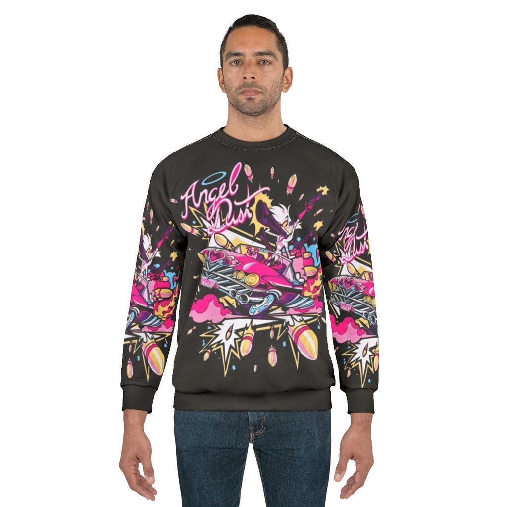 Hazbin Hotel Angel Dust Inspired Sweatshirt