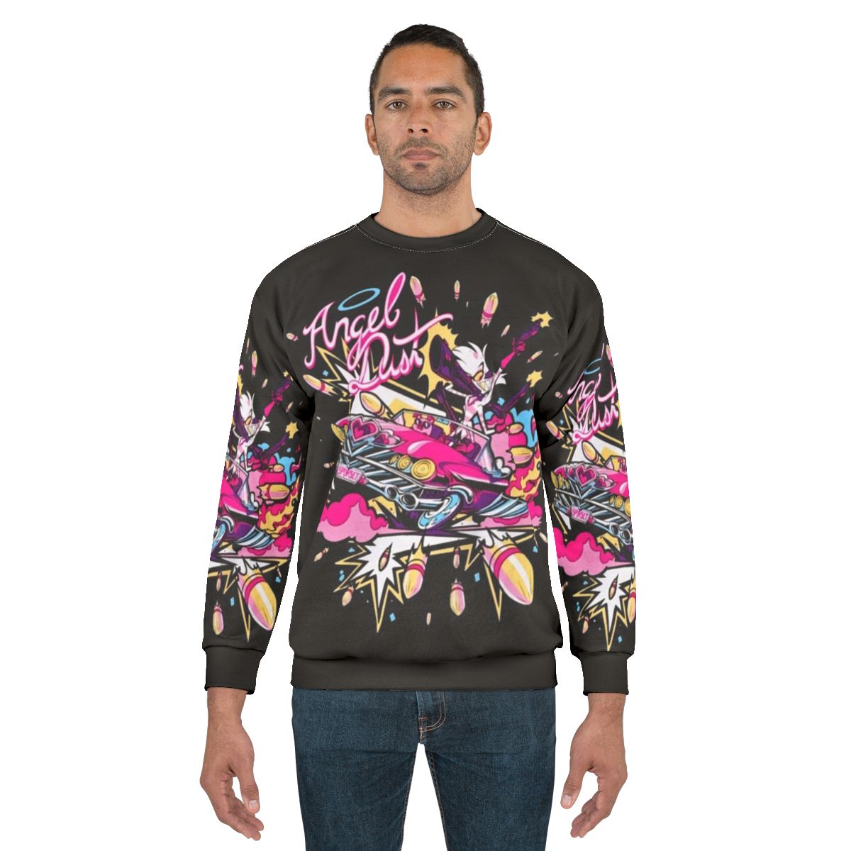 Hazbin Hotel Angel Dust Inspired Sweatshirt