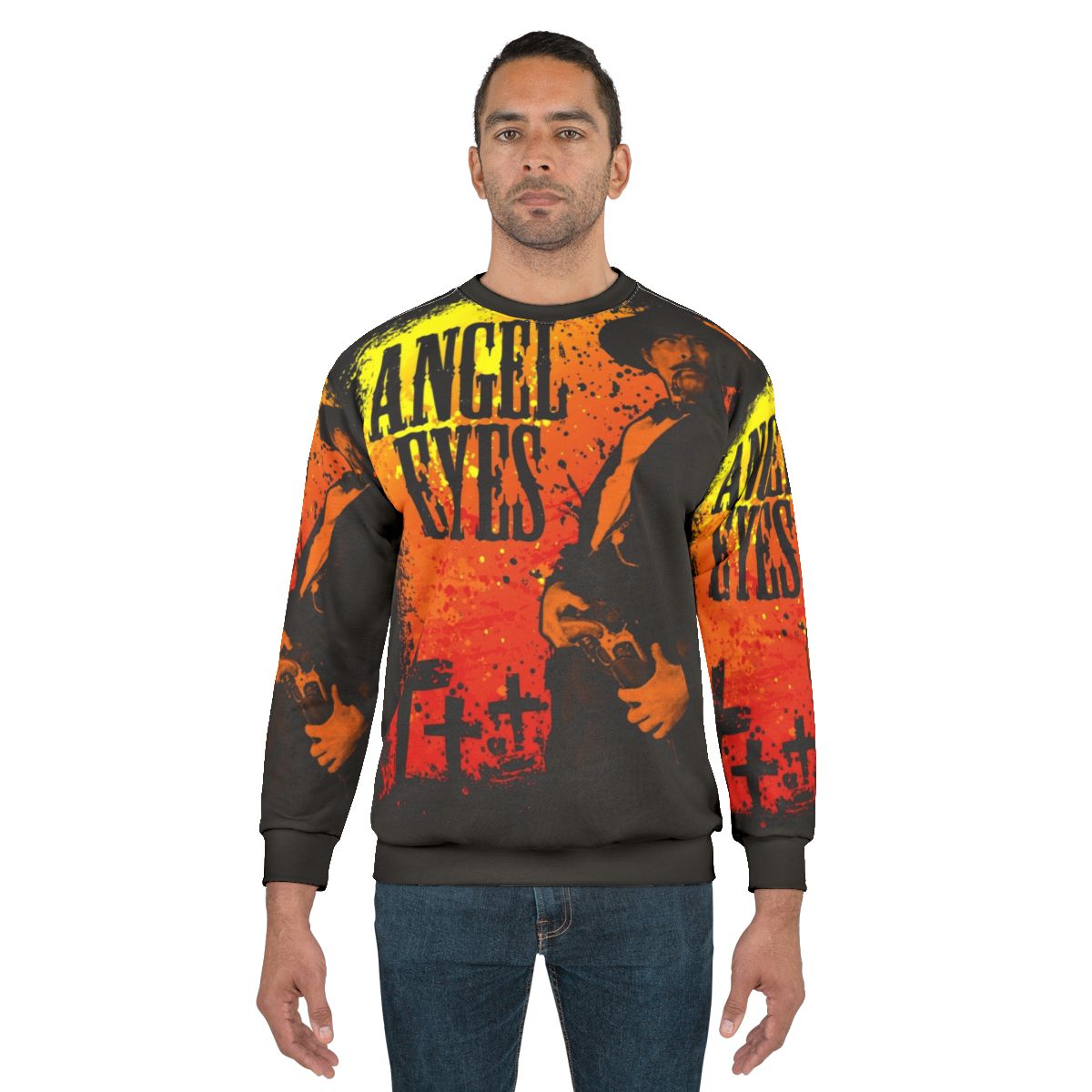 Angel Eyes Spaghetti Western Inspired Sweatshirt