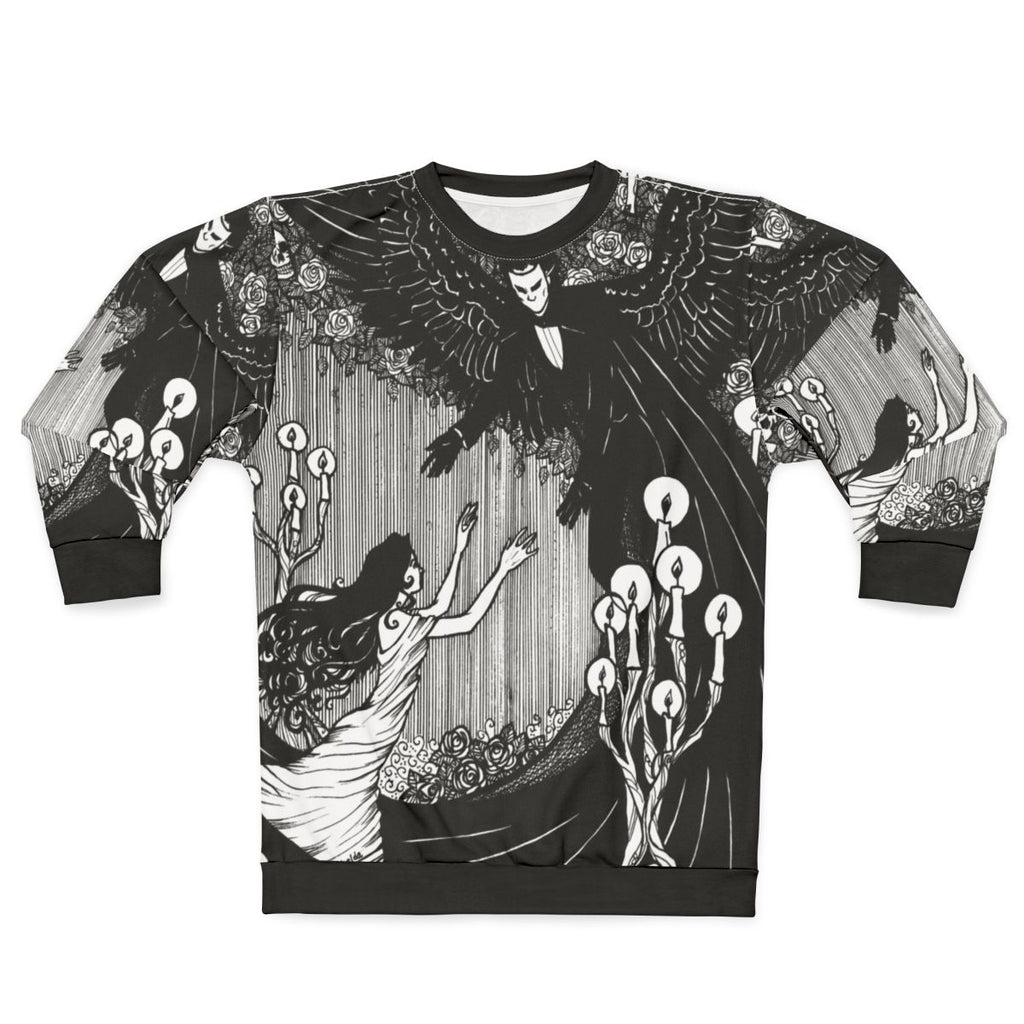 Angel of Music Sweatshirt featuring phantom opera literature fantasy