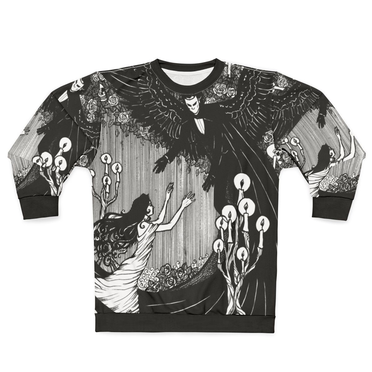 Angel of Music Sweatshirt featuring phantom opera literature fantasy