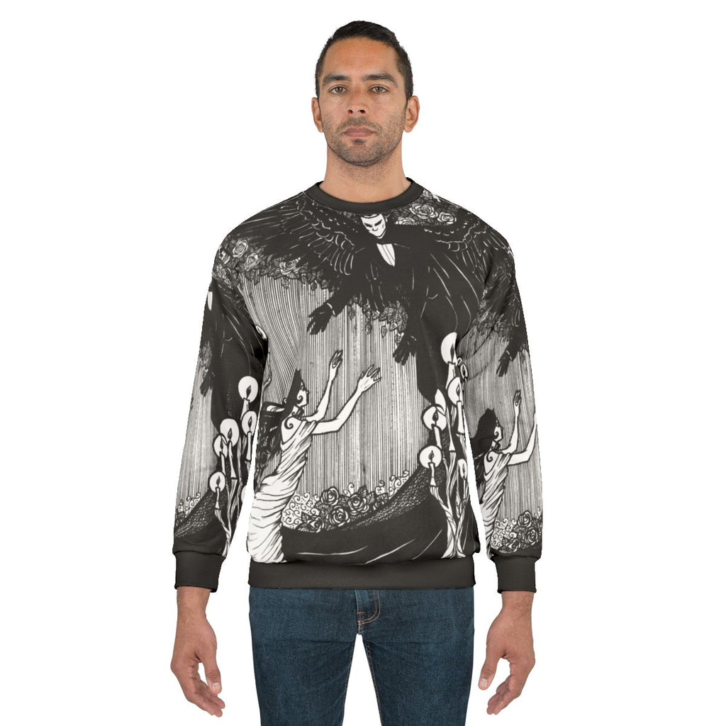 Angel of Music Sweatshirt featuring phantom opera literature fantasy