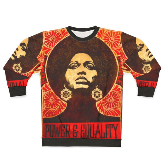 Vintage Angela Davis Black Panther Party Sweatshirt