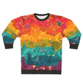Colorful animal spectrum pattern sweatshirt