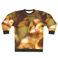 Adorable ducklings and cute fluffy ducks printed on a trendy animal sweatshirt