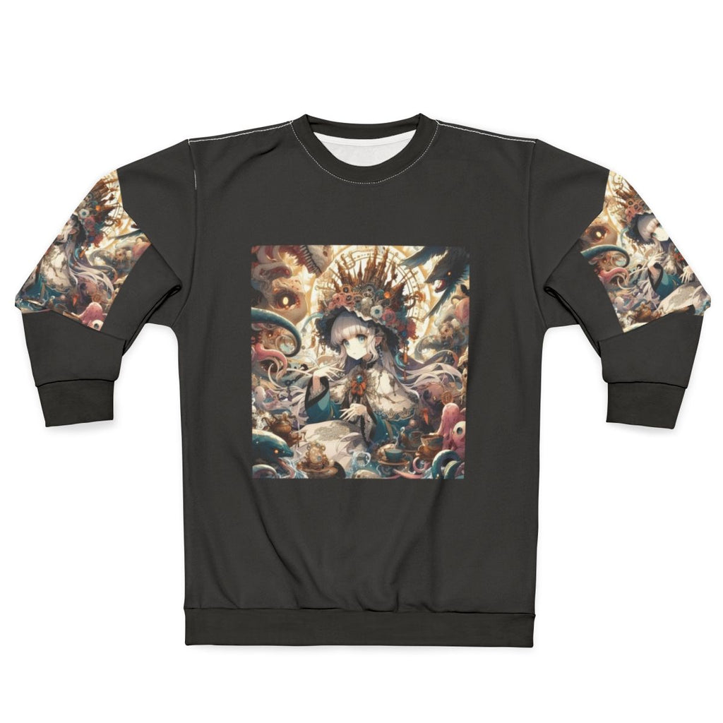 Anime 2024 collection sweatshirt featuring a beautiful kawaii anime girl