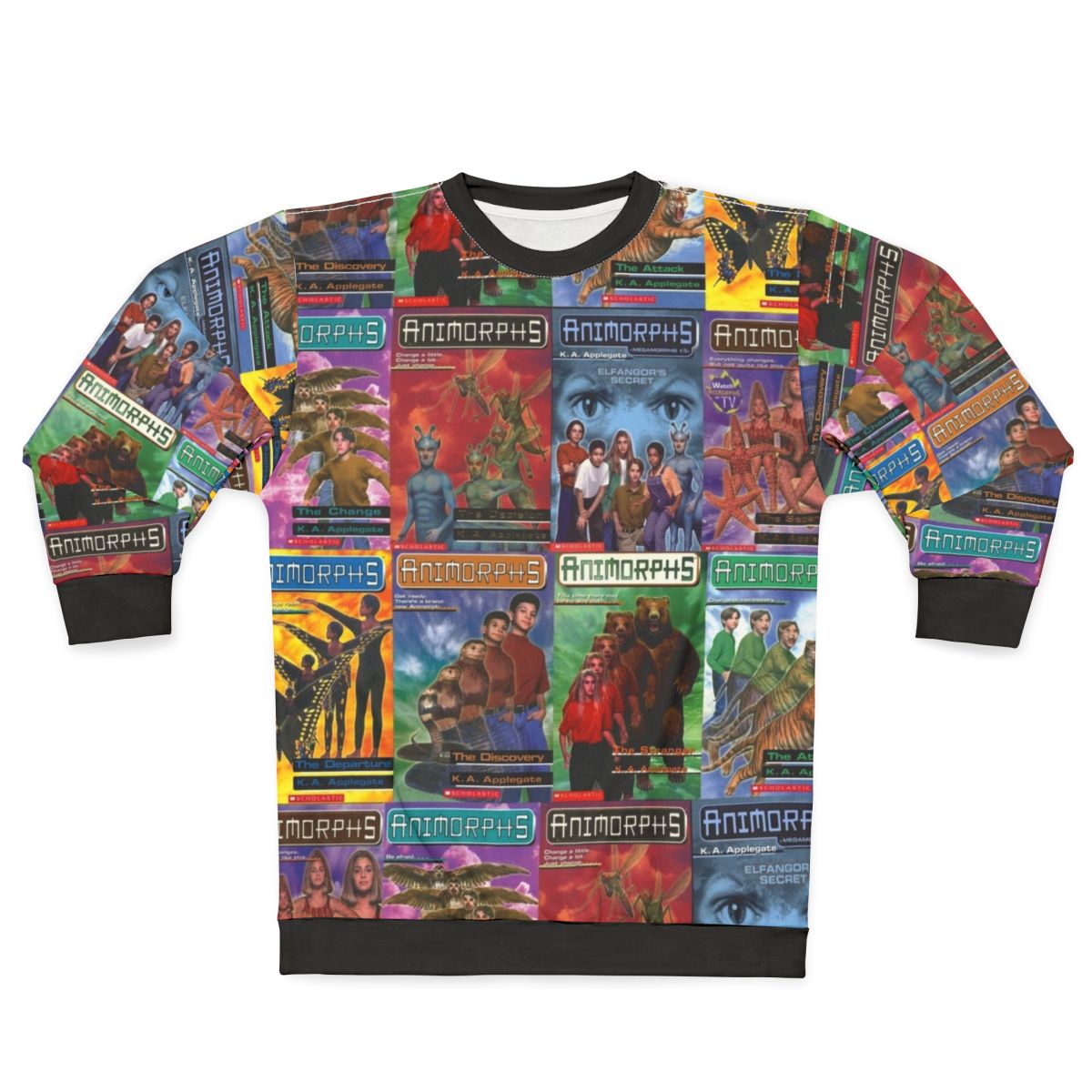Animorphs book covers graphic sweatshirt