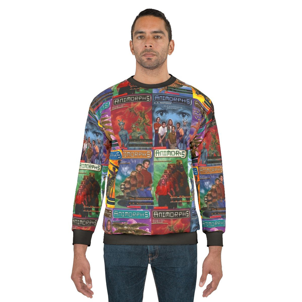 Animorphs book covers graphic sweatshirt