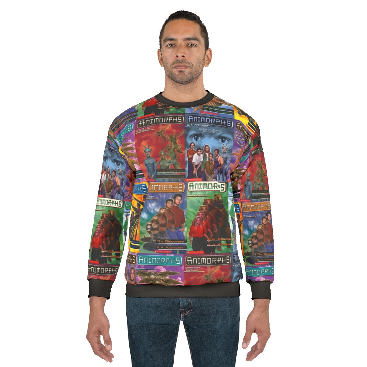 Animorphs book covers graphic sweatshirt