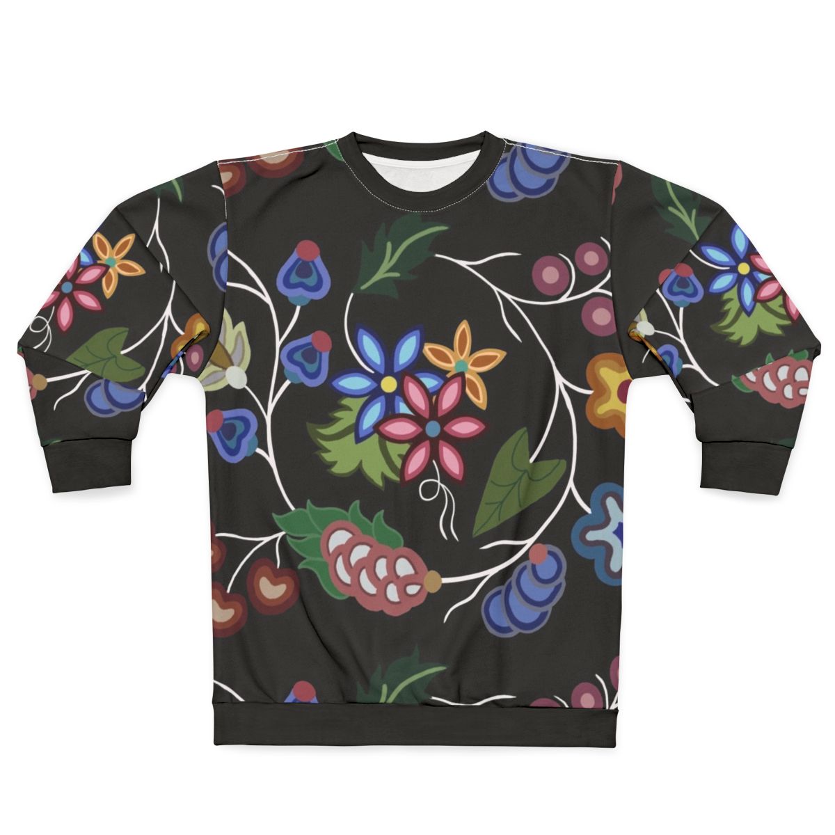 Anishnawbe indigenous sweatshirt with traditional tribal design