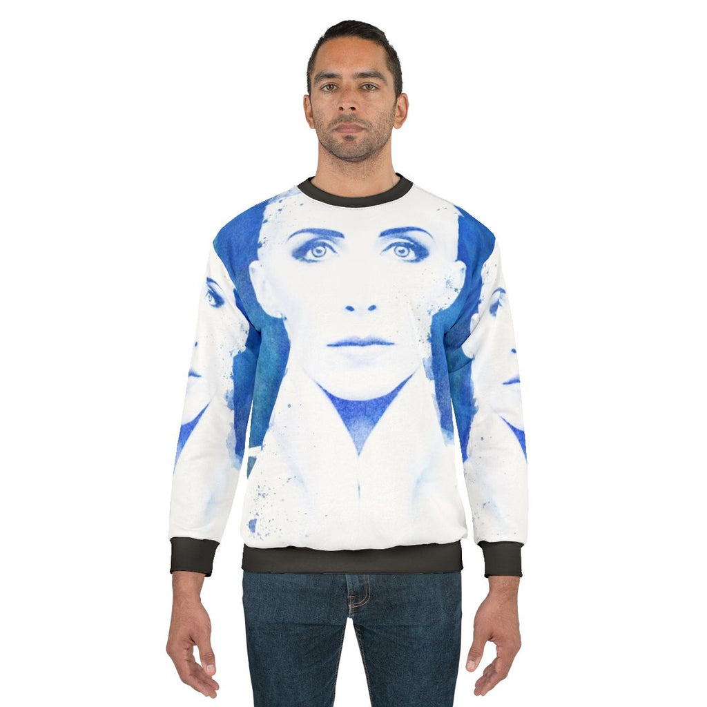 Watercolor Annie Lennox Inspired Sweatshirt