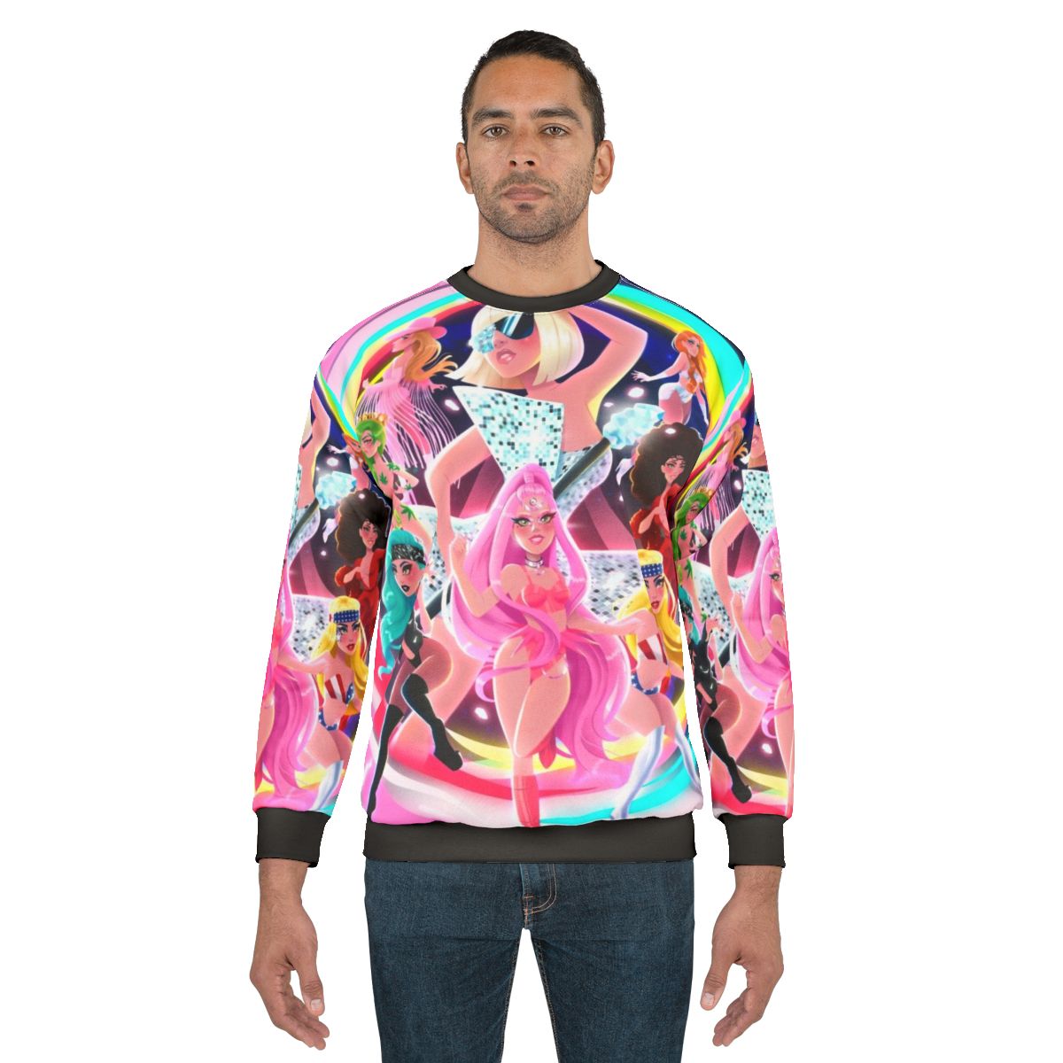 Anniversary pink heart sweatshirt