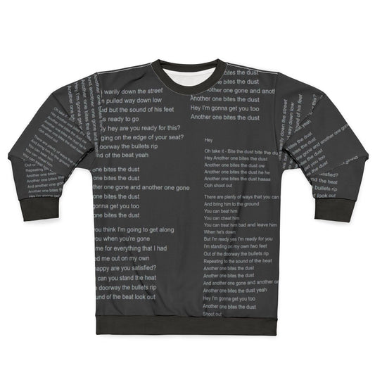 Queen "Another One Bites the Dust" Lyrics Sweatshirt