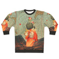 Vintage Antarctic Broadcast Sweatshirt with Collage Pop Art Design