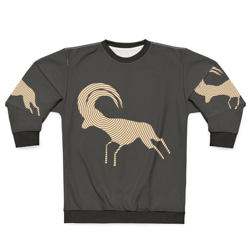Antelope Legendary Animals Sweatshirt featuring colorful and abstract animal art design