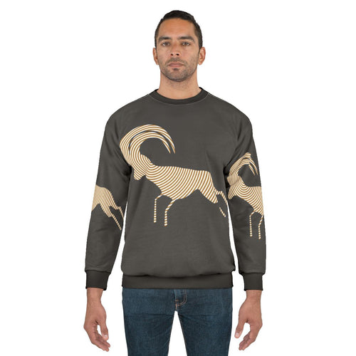 Antelope Legendary Animals Sweatshirt featuring colorful and abstract animal art design