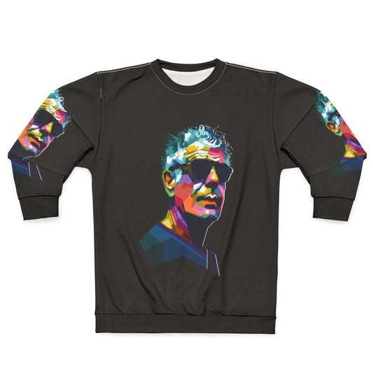 Legendary Anthony Bourdain Sweatshirt with Vintage Chef Design