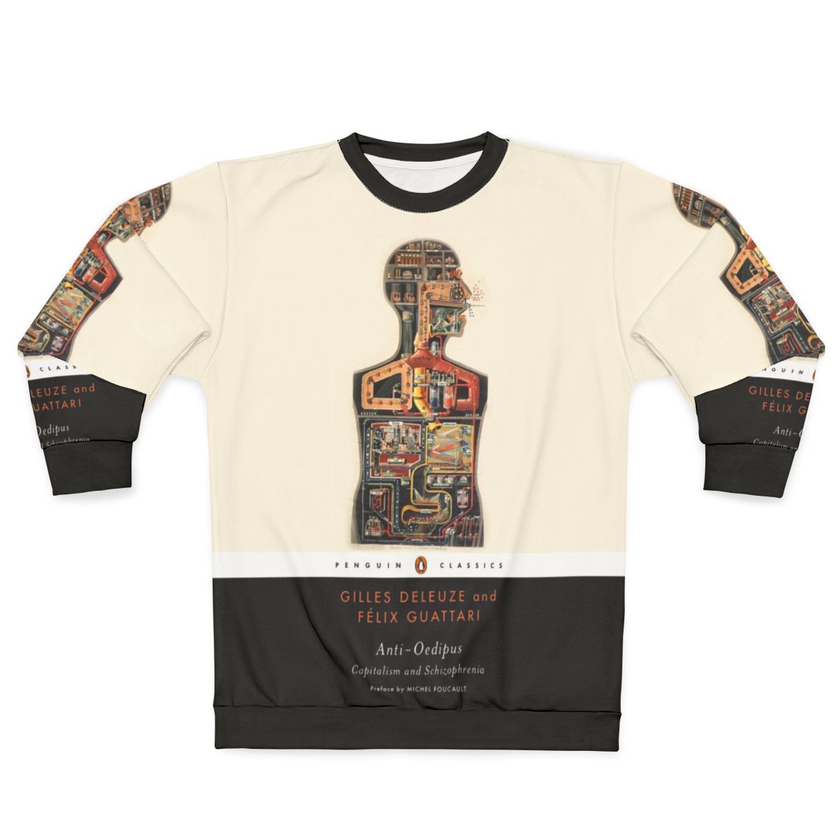 Anti Oedipus Deleuze Guattari Schizoanalysis Psychoanalysis Sweatshirt