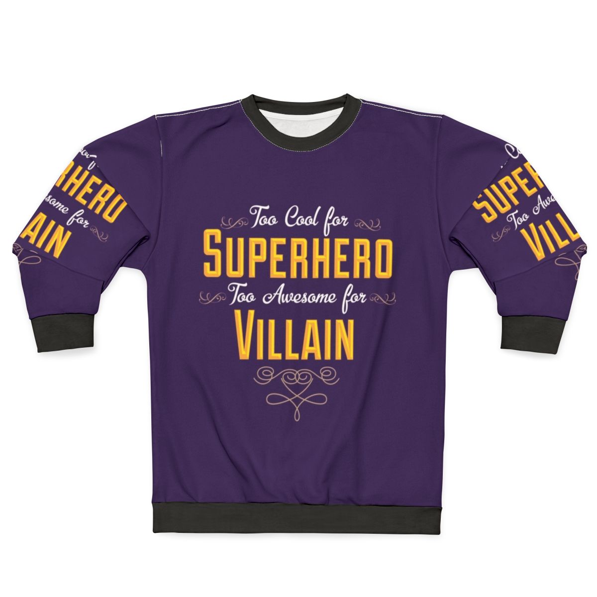 Antihero Definition Sweatshirt - Superhero and Villain Themed Apparel