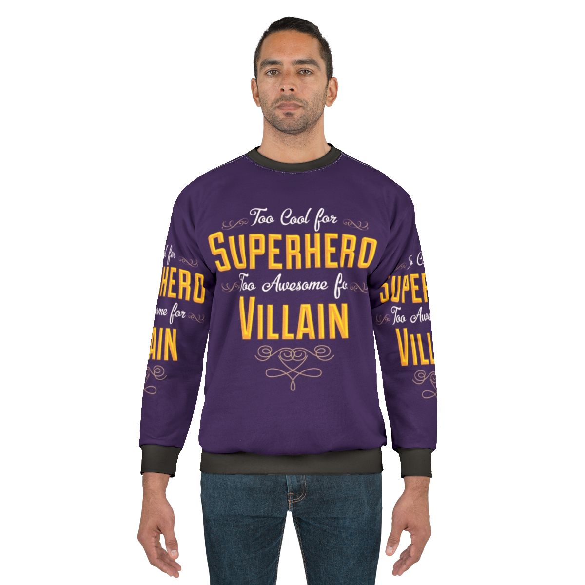 Antihero Definition Sweatshirt - Superhero and Villain Themed Apparel
