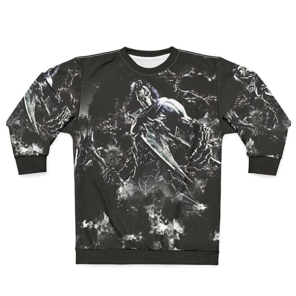Apocalypse Sweatshirt featuring dark souls inspired post-apocalyptic gothic style design