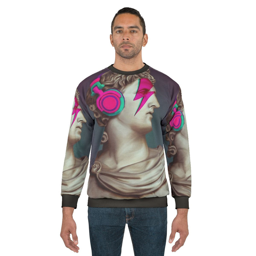 Apollo Bowie Sweatshirt featuring Greek and Roman mythology symbols