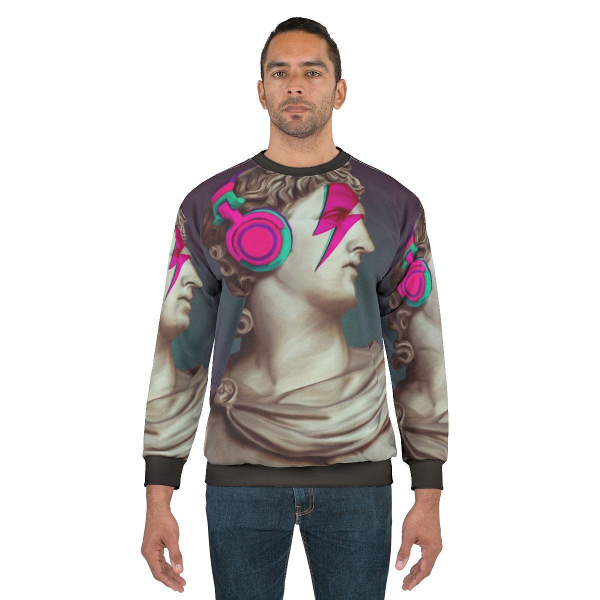 Apollo Bowie Sweatshirt featuring Greek and Roman mythology symbols