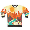 Spring landscape nature rabbit sweatshirt