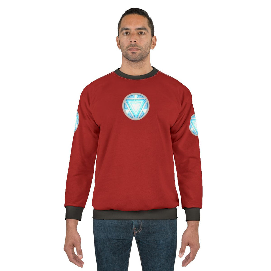 Arc Reactor Sweatshirt - Marvel Avengers Iron Man Superhero Apparel