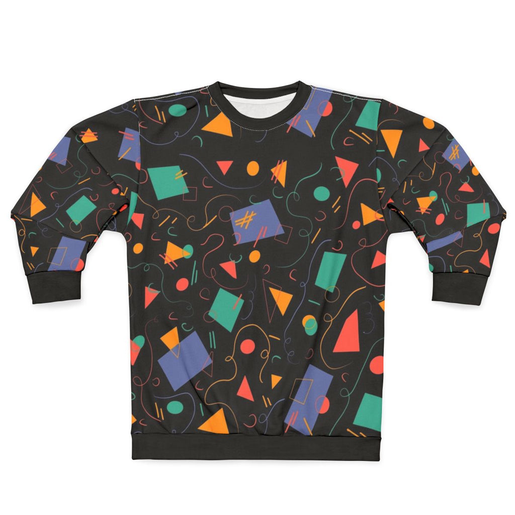 Retro arcade carpet pattern sweatshirt
