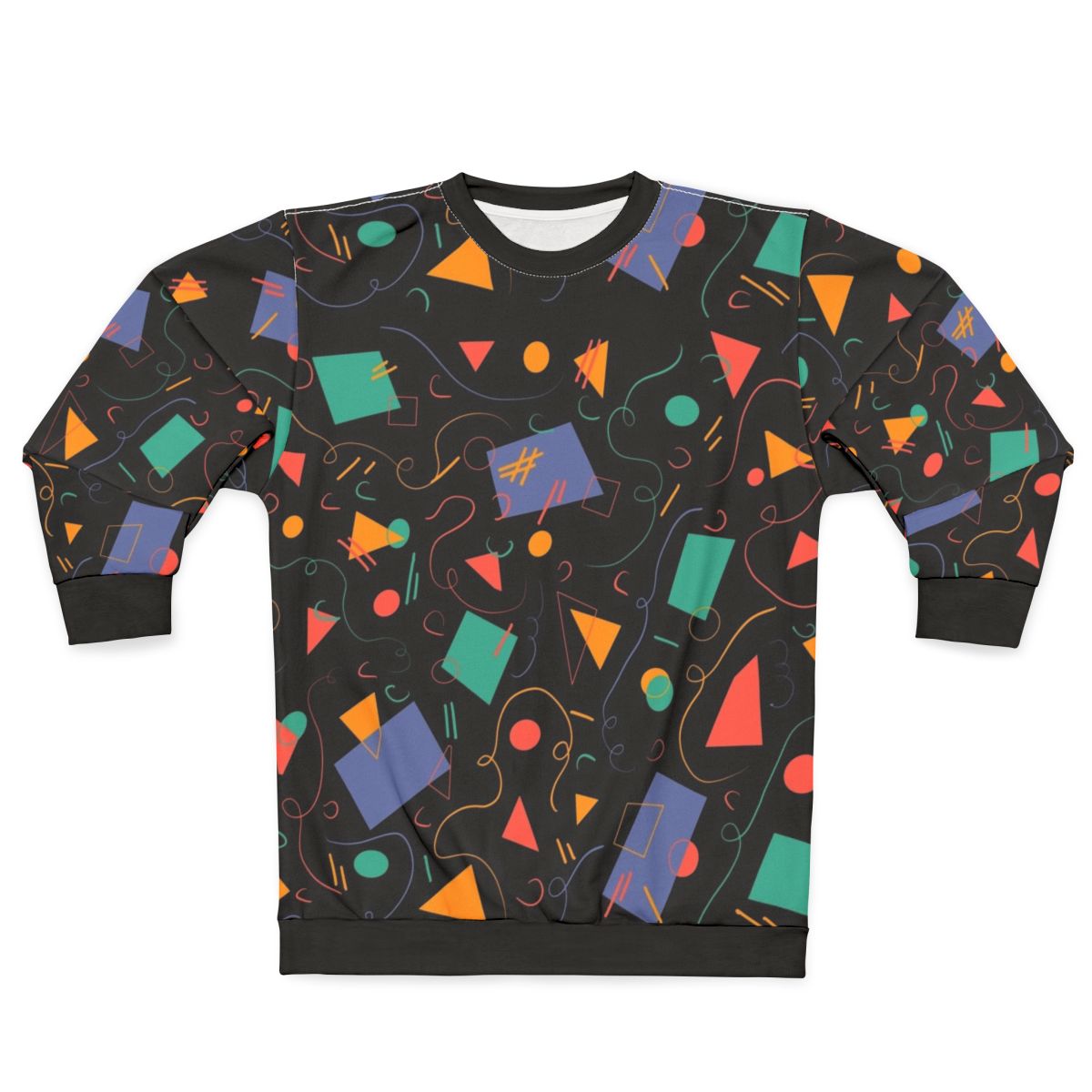Retro arcade carpet pattern sweatshirt