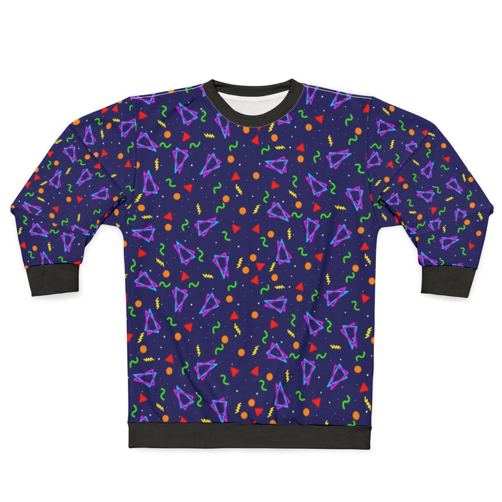 Retro arcade carpet pattern sweatshirt