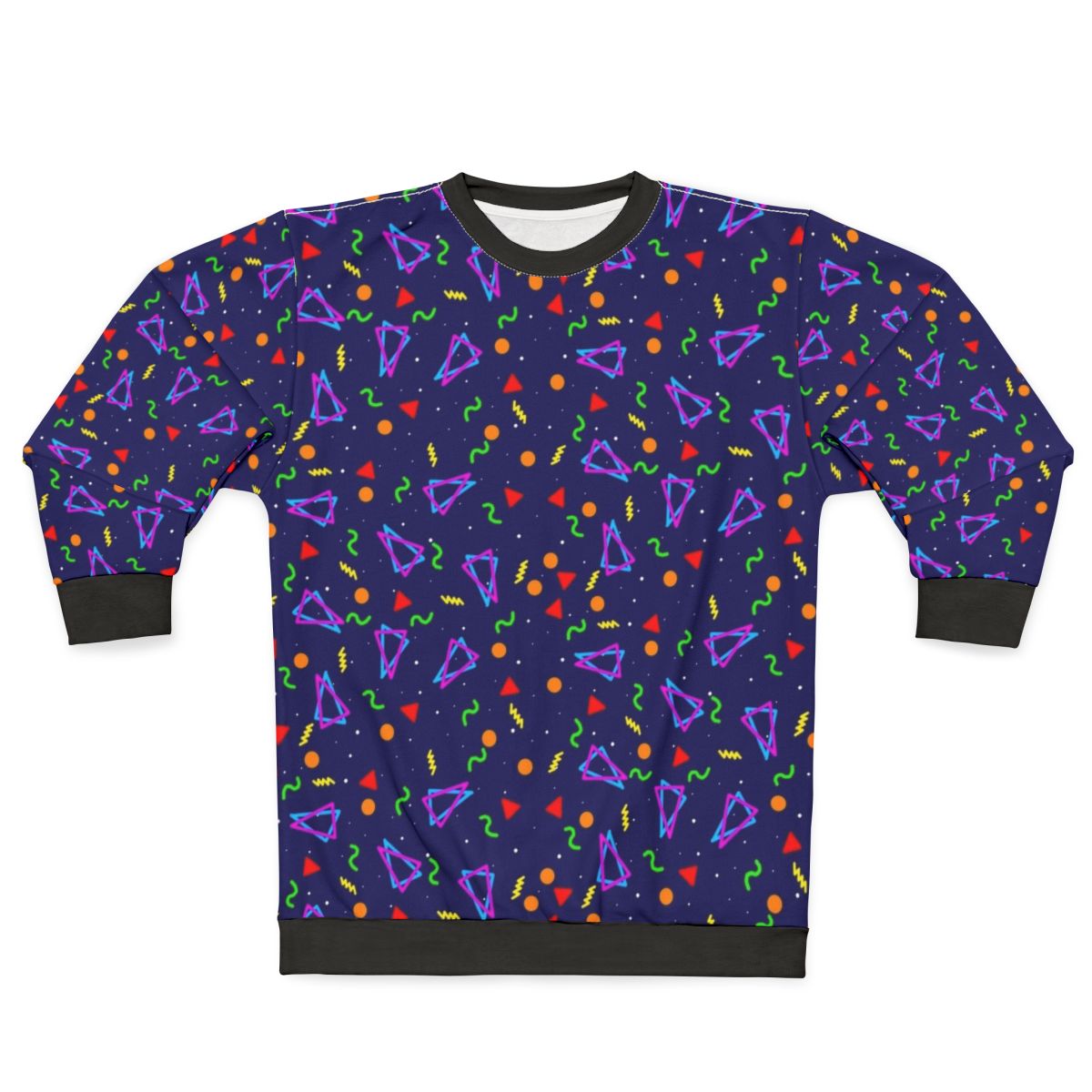 Retro arcade carpet pattern sweatshirt