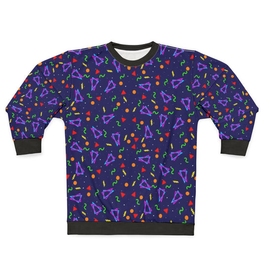 Retro arcade carpet pattern sweatshirt