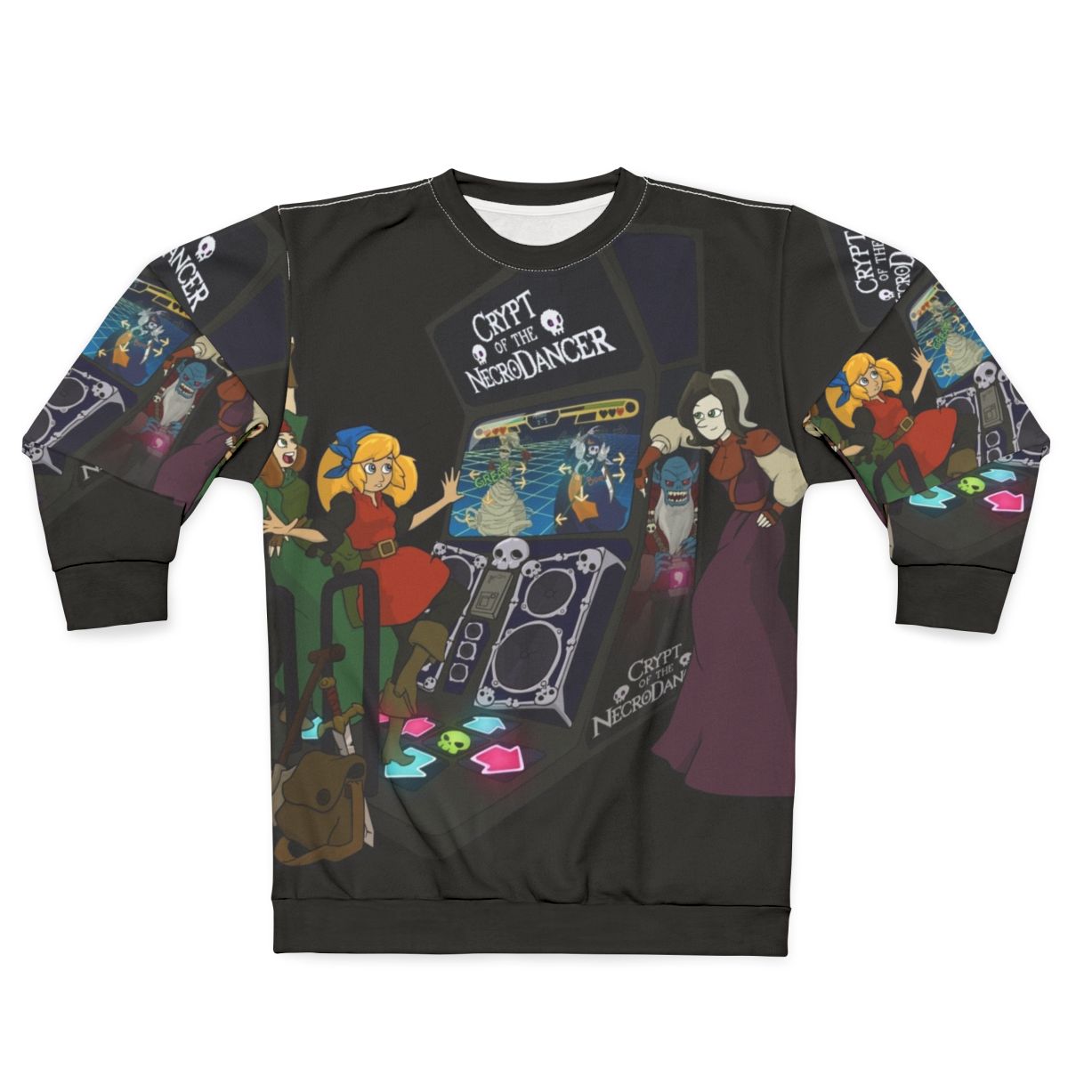 Arcade of the Necrodancer Sweatshirt - Crypt Fantasy Video Game Apparel