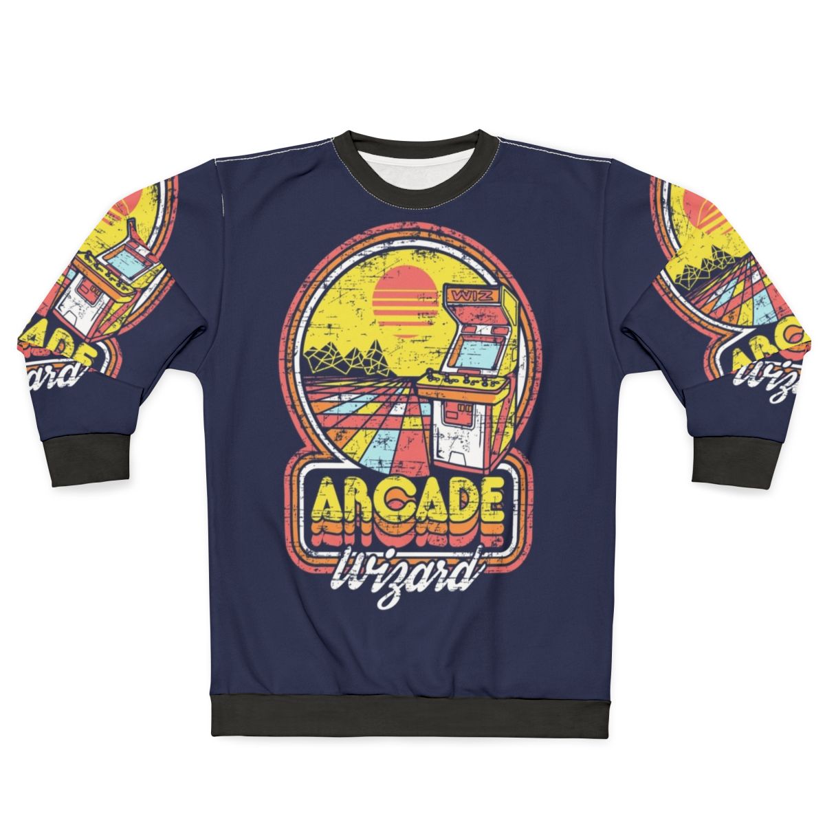 Arcade Wizard Sweatshirt for Retro Gamers