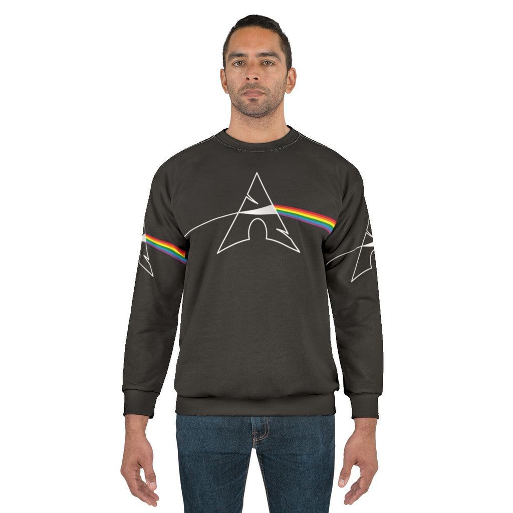 Arch Linux Prism Sweatshirt with Open Source Software Design