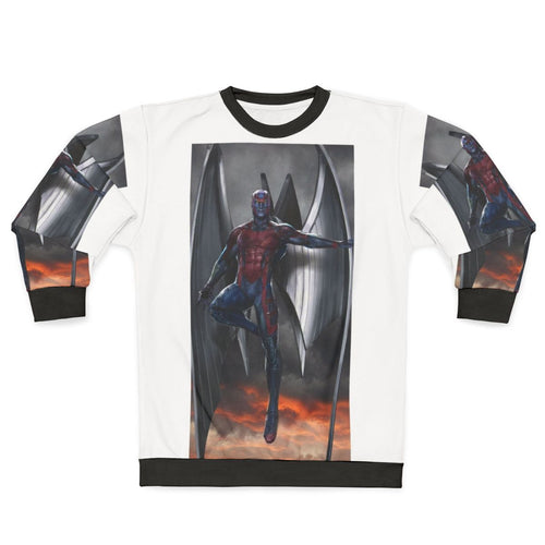 Archangel Marvel Superhero Graphic Sweatshirt
