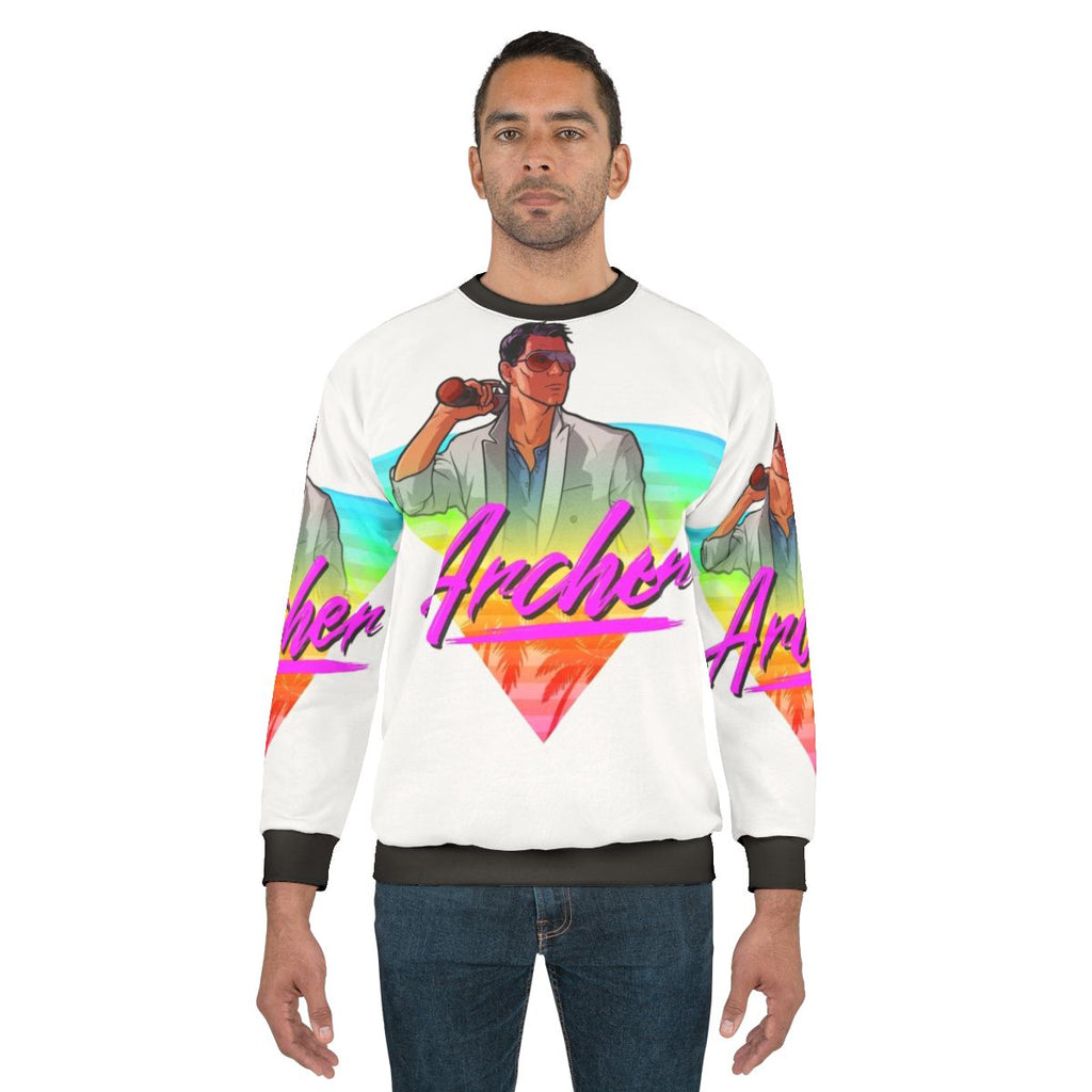 Archer Vice 80s Triangle Design Sweatshirt