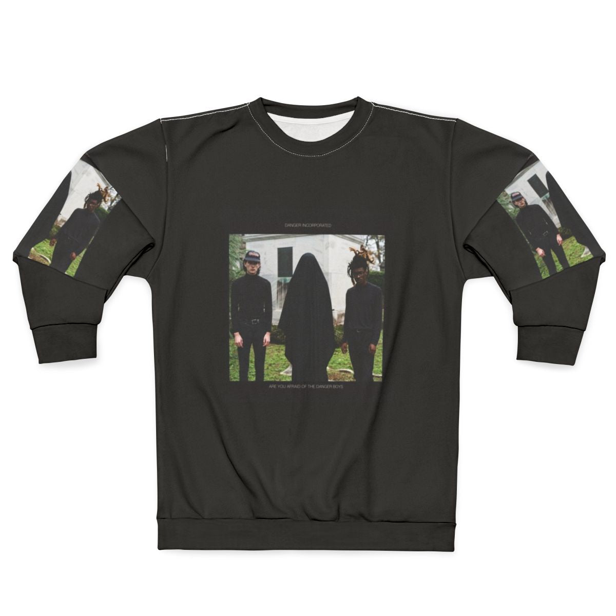 "Danger Boys Sweatshirt featuring 'Are You Afraid of the Danger Boys' cover art"
